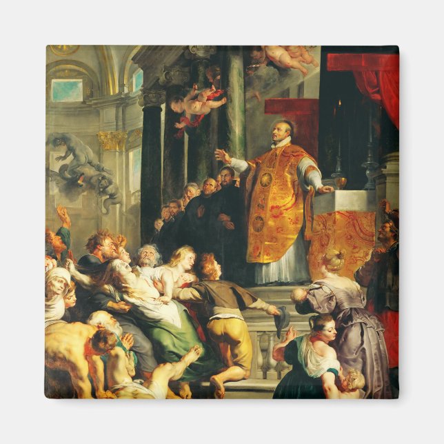 Visionen von Ignatius von Peter Paul Rubens Magnet (Vorne)