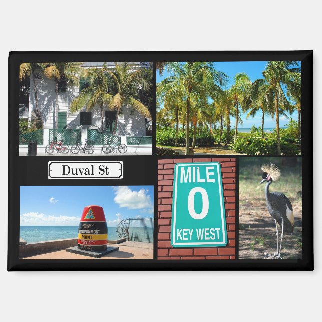 Visionen von Key West Florida Magnet (Vorderseite)