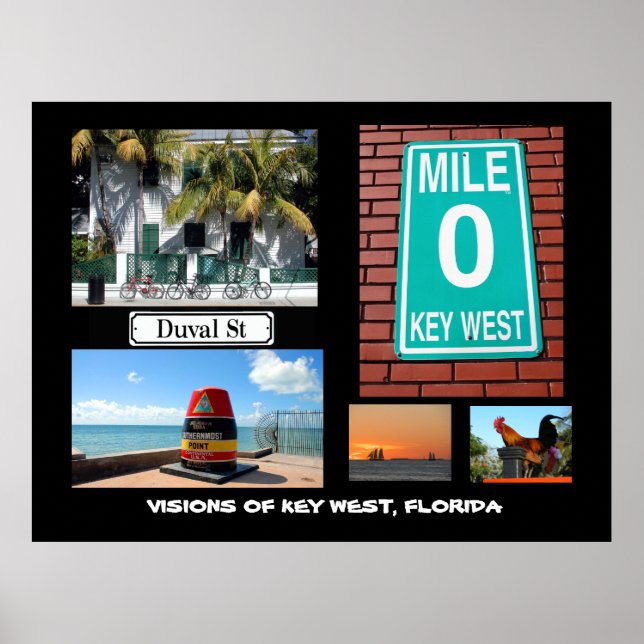 Visionen von Key West, Florida Poster (Vorne)