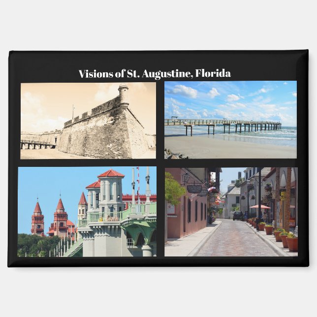 Visionen von St. Augustine, Florida Magnet (Vorderseite)