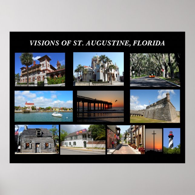 Visionen von St. Augustine, Florida Poster (Vorne)