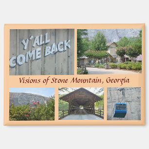 Visionen von Stone Mountain, Georgien Magnet