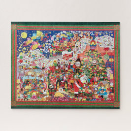 Visionen von Sugarplums Jigsaw Puzzle mit Grenzen