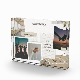 Visionsboard Horizontaler Block Fotoblock