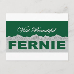 Visit Beautiful Fernie Postkarte