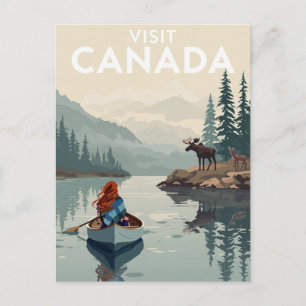 Visit Canada Wildnis Postkarte