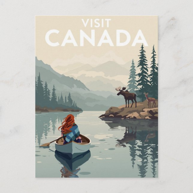 Visit Canada Wildnis Postkarte (Vorderseite)