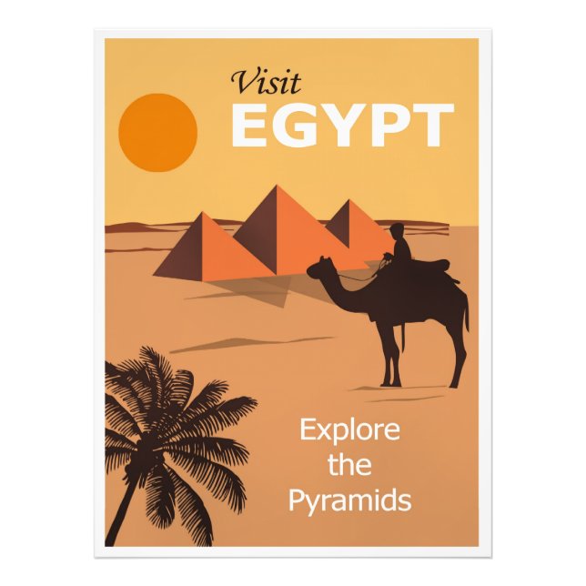 Visit Egypt travel poster (Vorne)