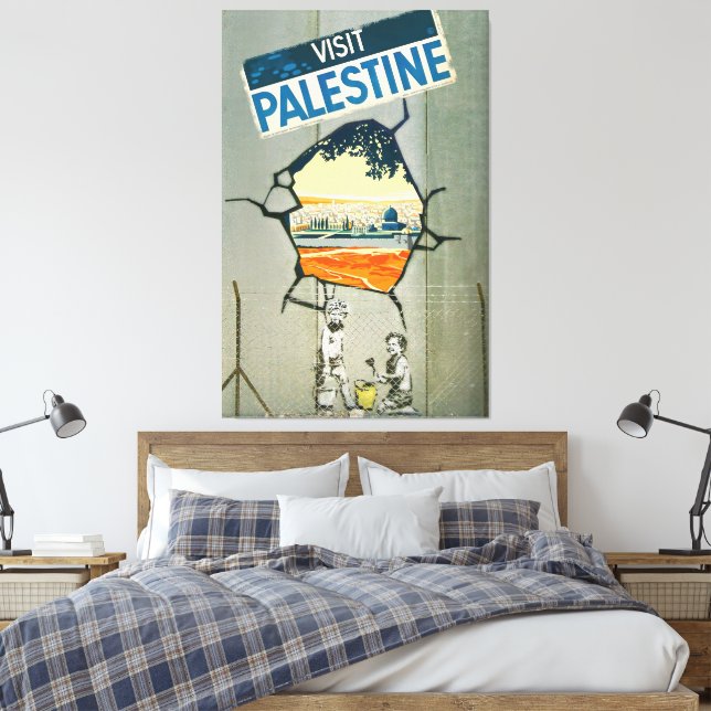 Visit Palestine Beach Boys Leinwanddruck (Insitu (Schlafzimmer))