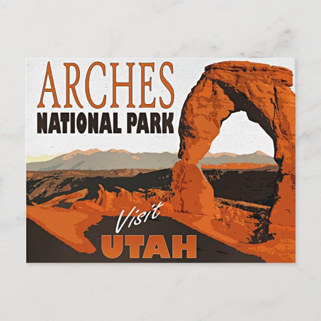 Visit Utah, Arches National Park, Postkarte (Vorderseite)