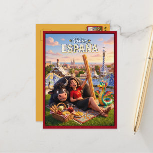 Visita España Skurrile Reise Postkarte