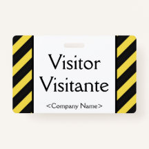 "Visitante"-Abzeichen