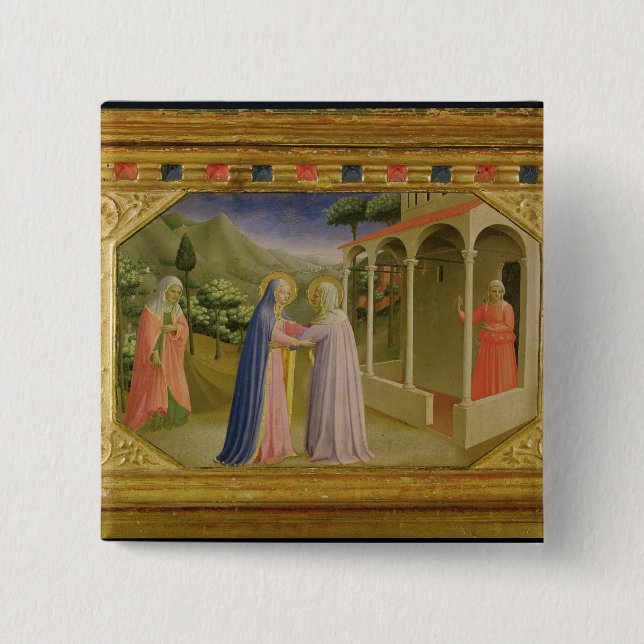 Visitation, von Predella Ankündigung Button (Vorderseite)