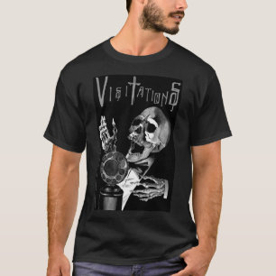 Visitations Comic Book Men Sing Skull T - Shirt