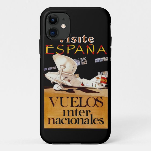 Visite Espana ~ Vuelos Internacionales Case-Mate iPhone Hülle (Rückseite)