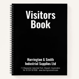 Visitenbuch für Unternehmen Notizbuch