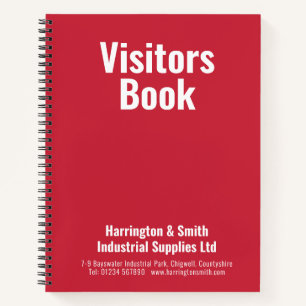 Visitenbuch für Unternehmen Notizbuch