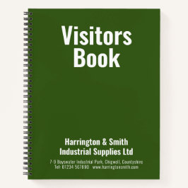 Visitenbuch für Unternehmen Notizbuch