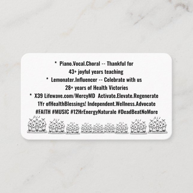 Visitenkarte (Vorderseite)