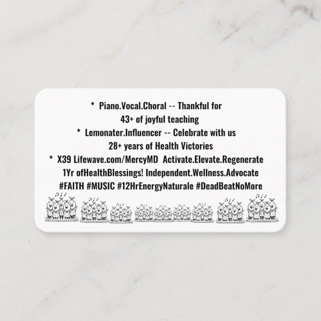 Visitenkarte (Vorderseite)