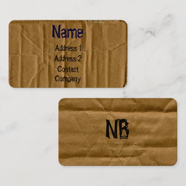 Visitenkarte (Vorne/Hinten)