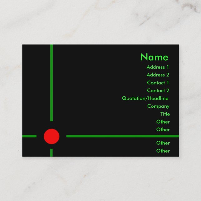 Visitenkarte (Vorderseite)