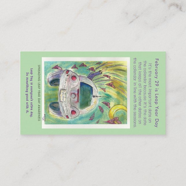 Visitenkarte (Rückseite)