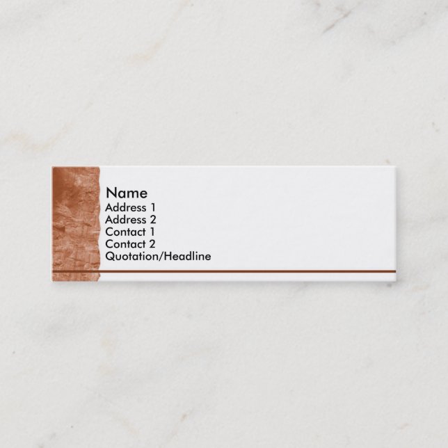 Visitenkarte (Vorderseite)