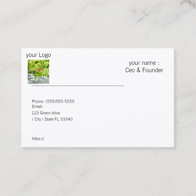 Visitenkarte (Vorderseite)