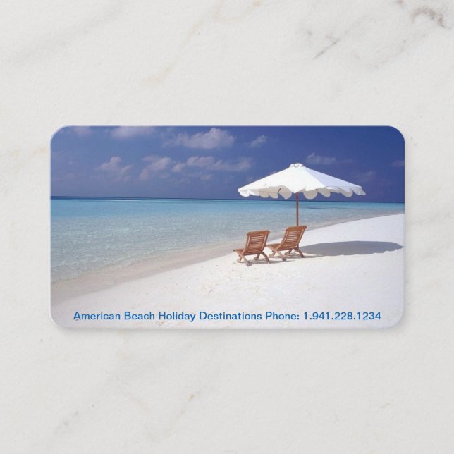 Visitenkarte 16 Feiertags-Reise (Vorderseite)