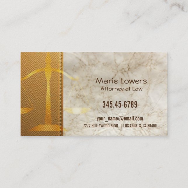 Visitenkarte Advogada. (Vorderseite)