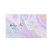 Visitenkarte aus flüssigem Marmor