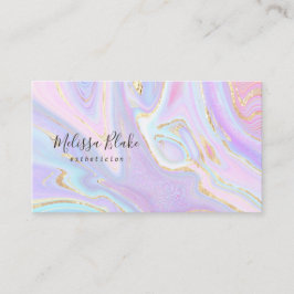 Visitenkarte aus flüssigem Marmor