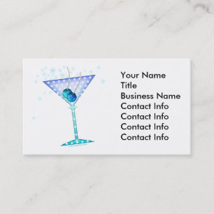 Visitenkarte - BLAUER MARTINI