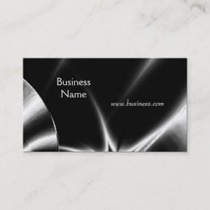 Visitenkarte Business Abstrakt Silver Black