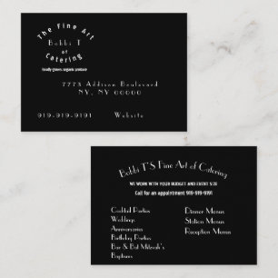 Visitenkarte Cateringbetrieb
