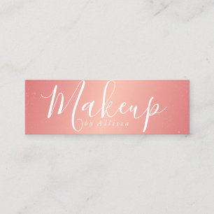 Visitenkarte - Confetti-Make-uprosa