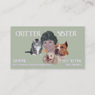 Visitenkarte Critter Sister
