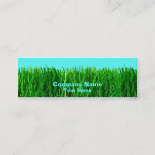 Visitenkarte der Haut - Gras