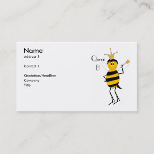 Visitenkarte der Königin-B