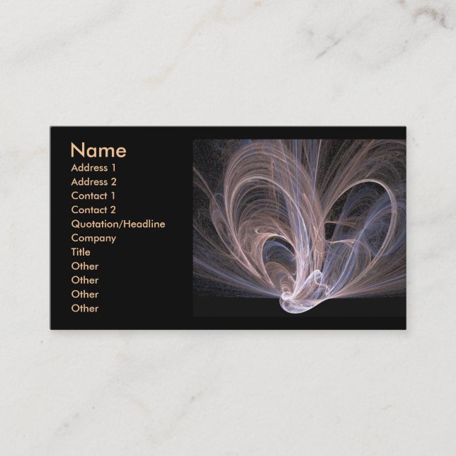 Visitenkarte der Lichtsysteme (Vorderseite)