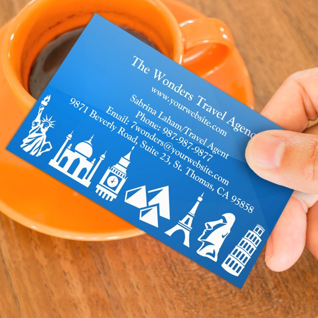 Visitenkarte der Reiseagentur (Von Creator hochgeladen)