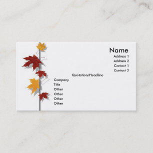 Visitenkarte der Saison