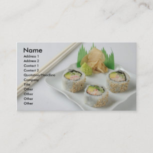 Visitenkarte der Sushi 2