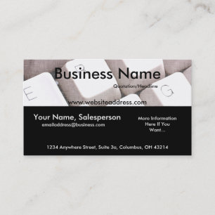 Visitenkarte des Computer-Tastatur-Entwurfs-1