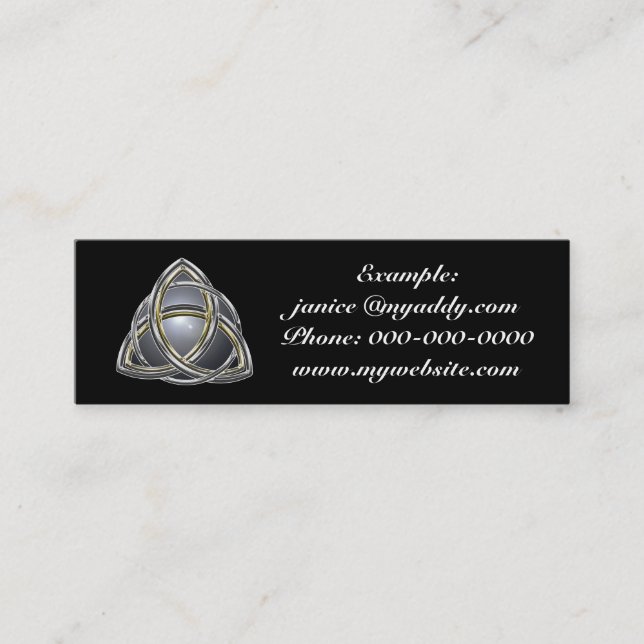 Visitenkarte des Dreiheits-Knoten-2 (Vorderseite)