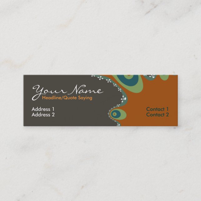 Visitenkarte des Fraktals (Vorderseite)