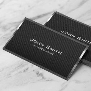 Visitenkarte des Kohlenstofffaser-Anästhesisten