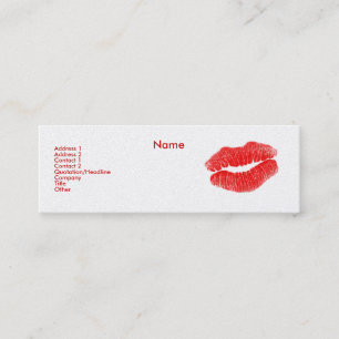 Visitenkarte "des Make-upkünstler-" III -