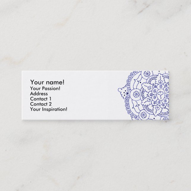 Visitenkarte des Mandala-4 (Vorderseite)